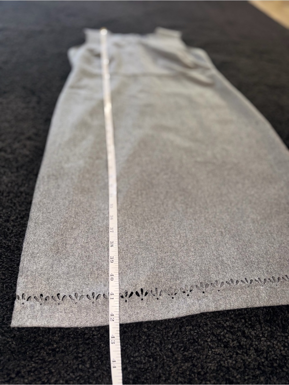 GAP Gray Wool Blend Sheath Dress Size 10 Lined Work Holiday Career Winter - Picture 11 of 11